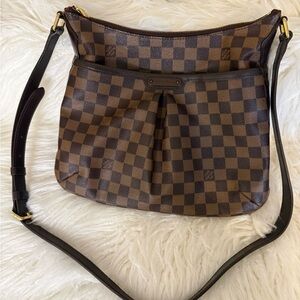 Louis Vuitton Bloomsbury Brown Checkered Crossbody Bag